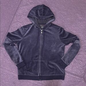 New York & Company Sport Deep Purple Velvet sweatshirt